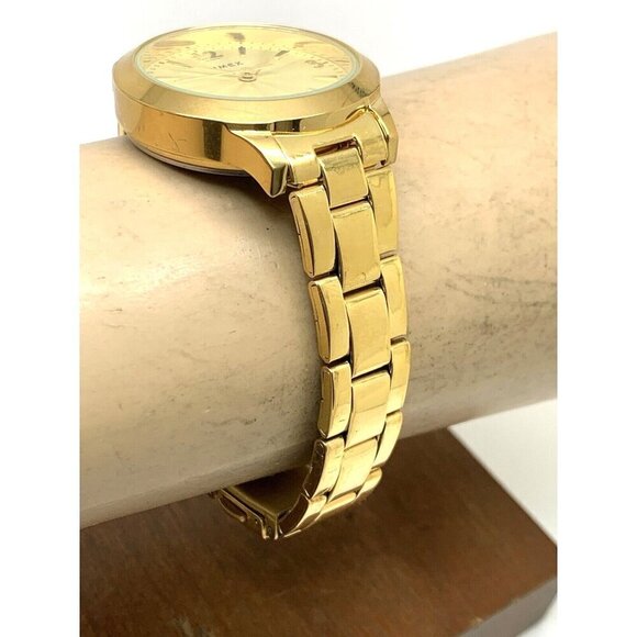 Timex Women's Watch TW2V36000 Quartz Gold Stainless Steel 32mm - Picture 11 of 13